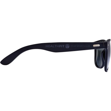 Logo trade promotional merchandise photo of: Arlo bamboo sunglasses with black coating