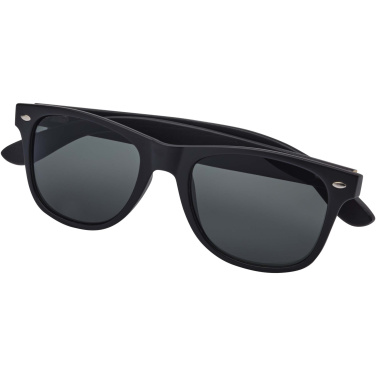Logo trade promotional merchandise photo of: Arlo bamboo sunglasses with black coating