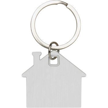 Logotrade promotional giveaways photo of: Nook house-shaped keychain