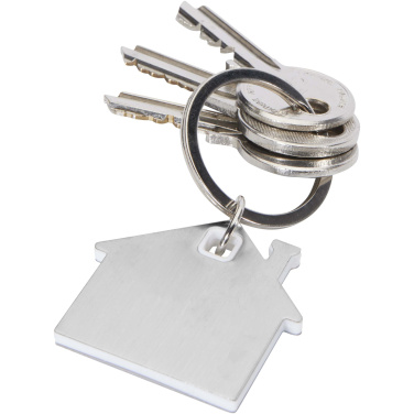Logotrade advertising product image of: Nook house-shaped keychain