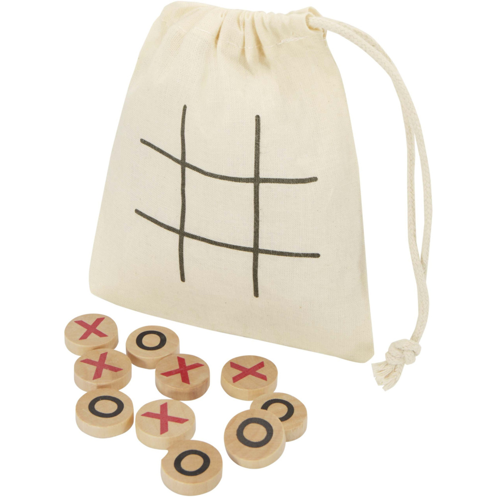 Logotrade business gift image of: Whorl wooden tic, tac, toe game