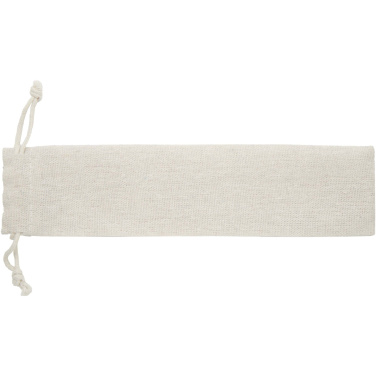 Logotrade advertising product picture of: Root 5-piece stainless steel and beech wood cutlery set