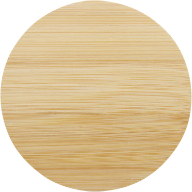 Logotrade promotional merchandise image of: Lenora 250 ml glass cup with bamboo lid