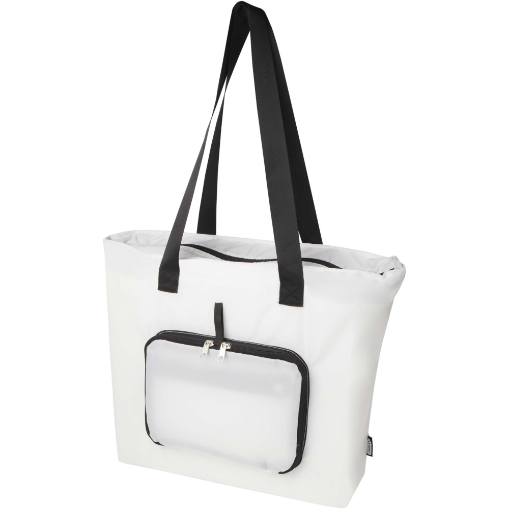 Logo trade promotional giveaways picture of: EcoFold RPET foldable tote bag 16L