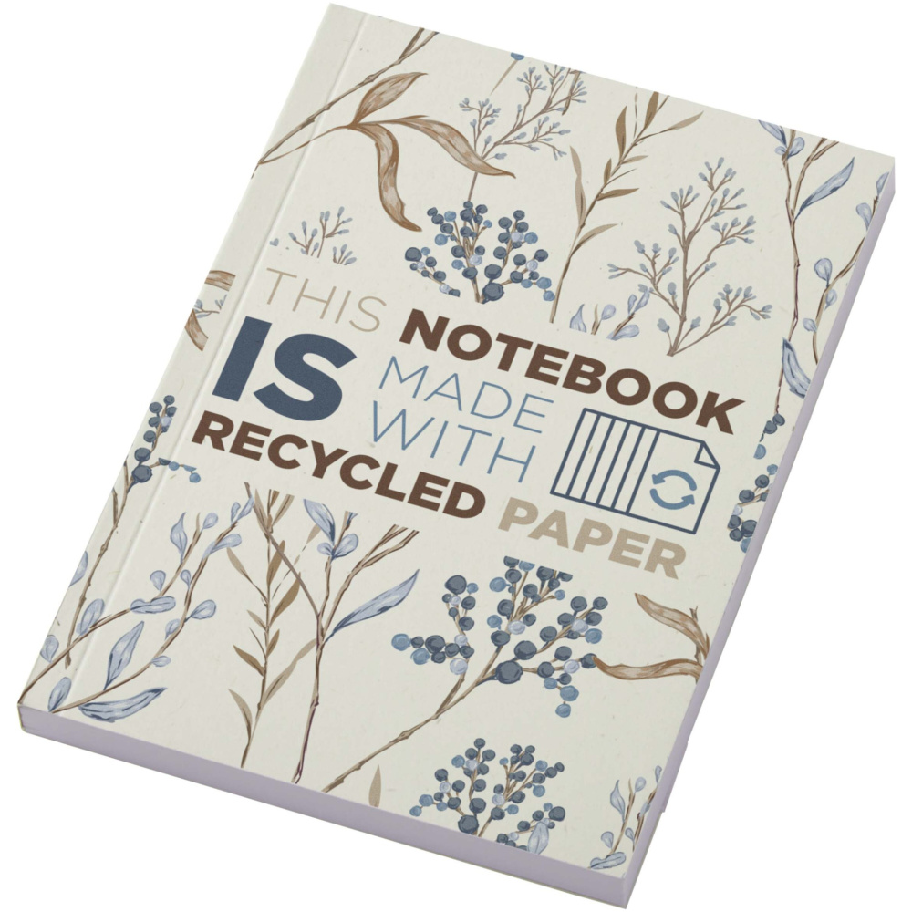 Logotrade advertising products photo of: Novella Austen A6 recycled soft cover notebook - 100 sheets