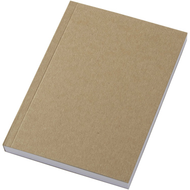 Logo trade business gift photo of: Novella Austen A6 recycled soft cover kraft notebook - 100 sheets