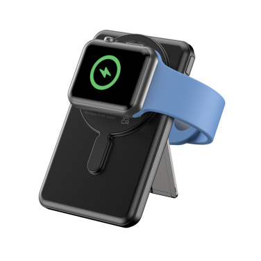 Logotrade business gifts photo of: Urban Vitamin Redwood 5in1 5000mah 20W PD magnetic powerbank