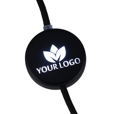 Logo trade promotional item photo of: Cable 4in1 with illuminated logo - LH-ZM02