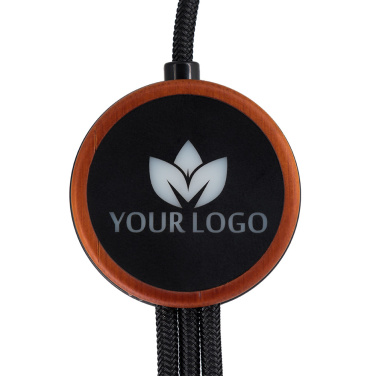 Logotrade advertising product picture of: Cable 3in1 with illuminated logo - LH-ZM04