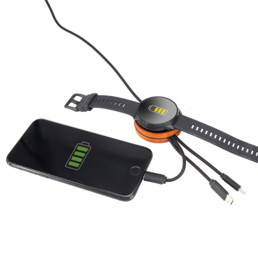 Logo trade corporate gift photo of: Big cable 4in1 with illuminated logo - i5w