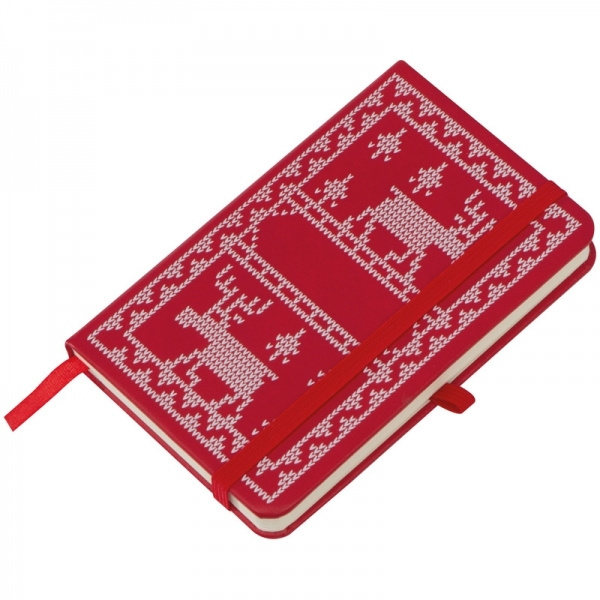 Logo trade promotional items image of: A6 Notebook with Christmas design
