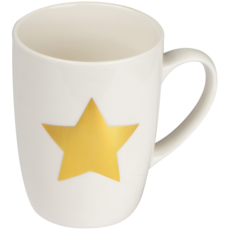 Logo trade promotional items image of: Mug with star print 300 ml