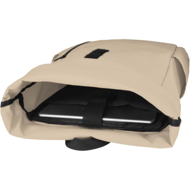 Logo trade promotional item photo of: Byron 15.6" GRS RPET roll-top backpack 18L