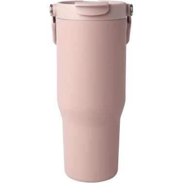 Logotrade promotional item image of: Bronx 900 ml RCS recycled stainless steel copper vacuum insulated tumbler with dual function lid