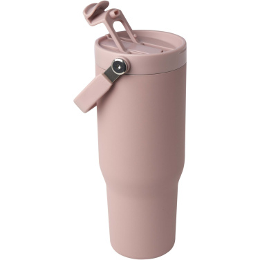 Logo trade advertising products image of: Bronx 900 ml RCS recycled stainless steel copper vacuum insulated tumbler with dual function lid