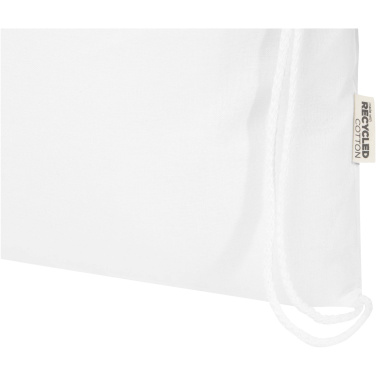 Logotrade promotional products photo of: Oregon Blend 140 g/m² GRS recycled drawstring bag 5L