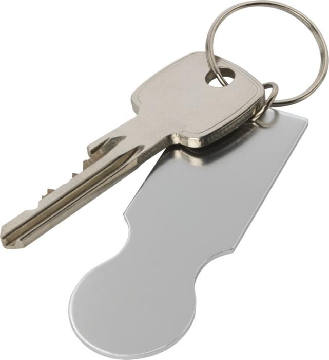 Logotrade business gift image of: Rhea shopping cart keyring