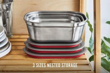 Logotrade promotional items photo of: Black+Blum Mealprep Box 3pcs Set Small, Medium, Large