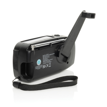 Logotrade promotional merchandise photo of: RescueWave RCS recycled plastic emergency radio