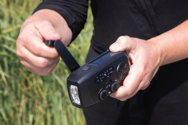 Logotrade promotional gift picture of: RescueWave RCS recycled plastic emergency radio