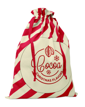 Logo trade advertising products image of: Large Santa cotton bag