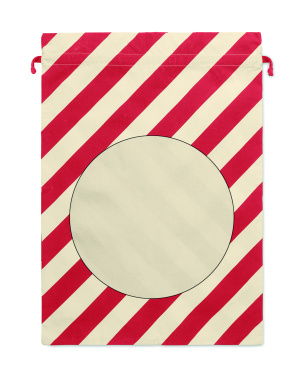 Logo trade promotional giveaways image of: Large Santa cotton bag