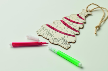 Logo trade business gifts image of: Christmas tree ornament