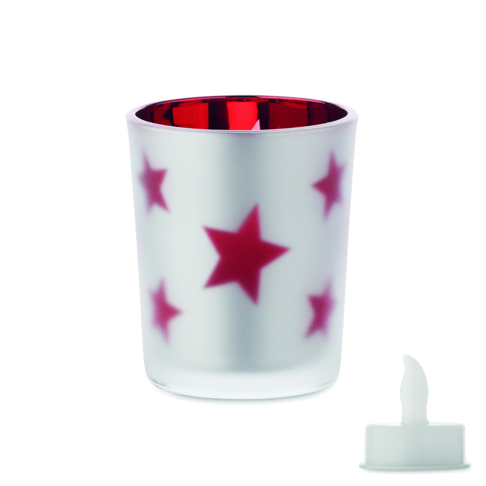 Logo trade promotional merchandise image of: LED tea light candle