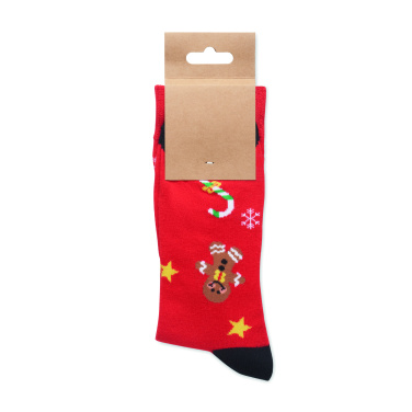 Logo trade advertising product photo of: Pair of Christmas socks M