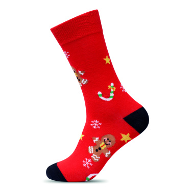 Logotrade promotional giveaway image of: Pair of Christmas socks L