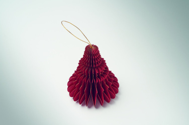 Logo trade advertising products image of: Christmas paper tree hanger