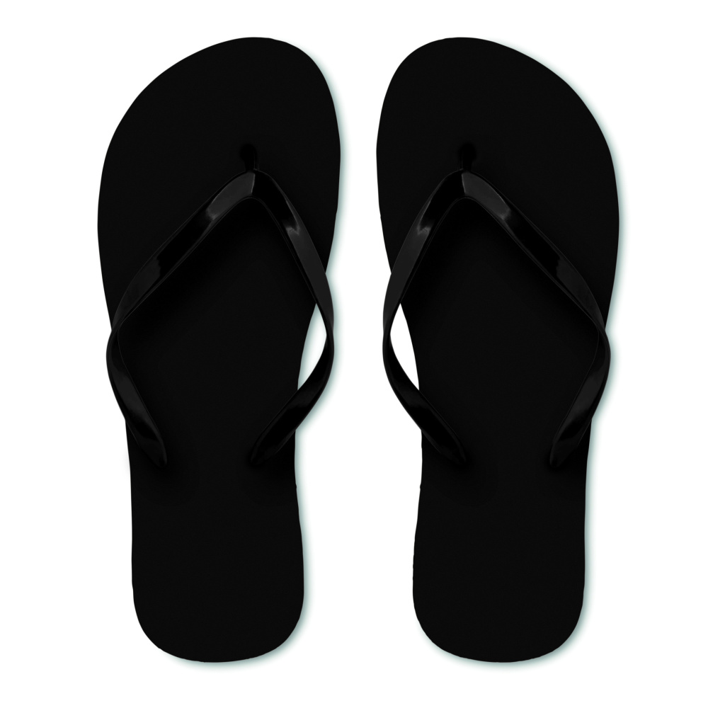 Logo trade advertising products image of: EVA beach slippers L