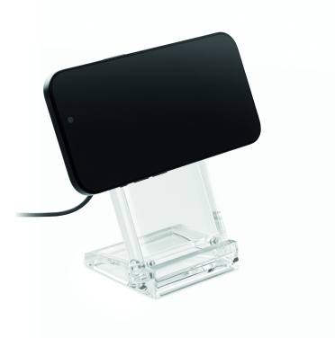 Logotrade promotional merchandise photo of: Acrylic wireless charger 15W