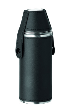 Logo trade promotional gift photo of: Hip flask with shot cups