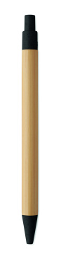 Logotrade advertising product image of: Push button ball pen in bamboo