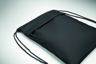 Logotrade promotional merchandise picture of: Drawstring bag in 600D RPET