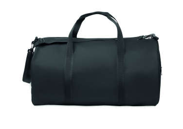 Logo trade promotional giveaways image of: Duffle bag in 600D RPET