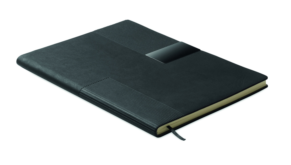 Logo trade promotional merchandise image of: A5 PU notebook