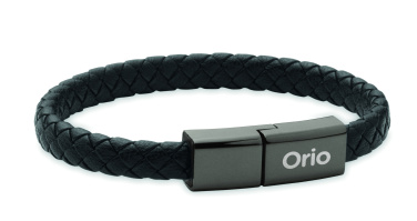 Logotrade promotional giveaway picture of: Braided bracelet cable type-C