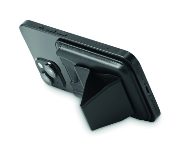 Logo trade promotional giveaway photo of: Magnetic PU cardholder