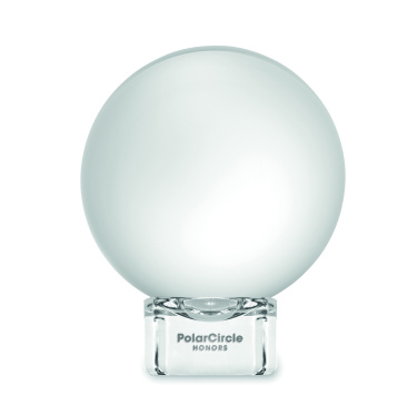 Logo trade advertising products image of: Glass round award