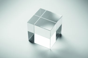 Logotrade business gift image of: Glass cube award