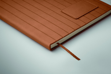 Logo trade promotional products picture of: A5 notebook in smokey PU