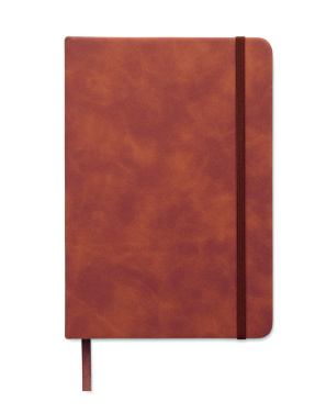Logo trade promotional merchandise picture of: A5 smokey PU notebook