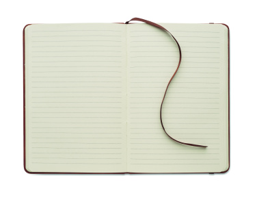 Logo trade advertising products image of: A5 smokey PU notebook