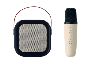 Logo trade promotional giveaways picture of: Karaoke set speaker
