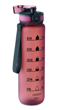 Logo trade promotional gifts image of: Sports water bottle RPET 1L