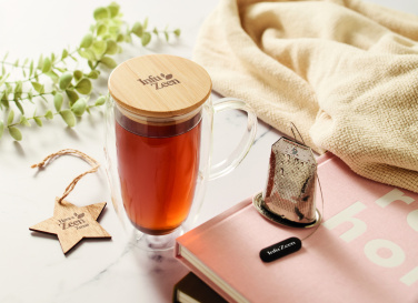 Logotrade promotional items photo of: Double wall glass mug 450ml