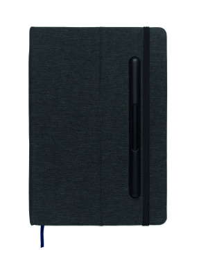 Logo trade promotional item photo of: A5 notebook with phone holder