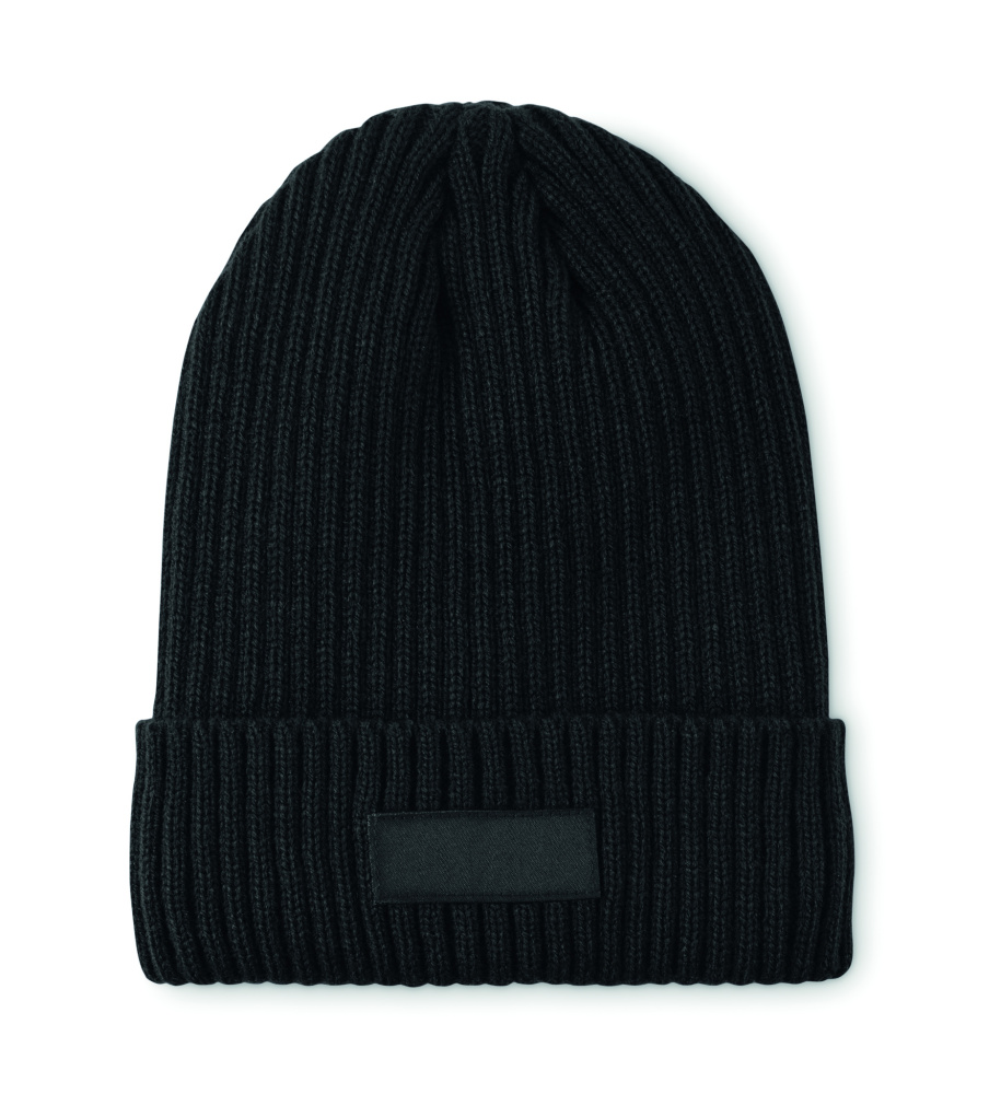 Logo trade corporate gift photo of: 3M knitted beanie with cuff